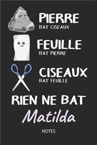 Rien ne bat Matilda - Notes