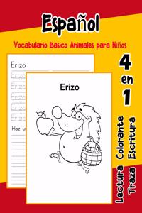 Español Vocabulario Basico Animales para Niños