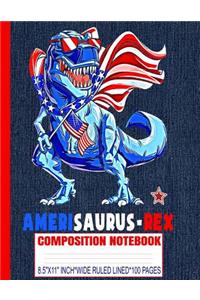 AMERISAURUS-REX Composition Notebook