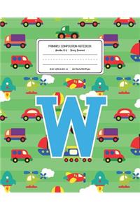 Primary Composition Notebook Grades K-2 Story Journal W