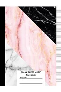 Blank Sheet Music Notebook