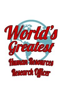 World's Greatest Human Resources Research Officer