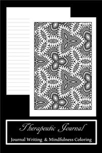 Therapeutic Journal Journal Writing & Mindfulness Coloring