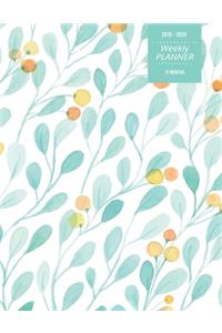 2019 - 2020 - Weekly Planner - 17 Months