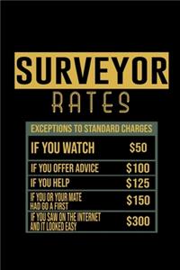 Surveyor rates