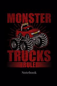 Monster Trucks Rule Notebook