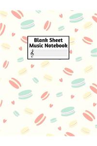Blank Sheet Music Notebook
