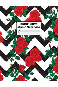 Blank Sheet Music Notebook