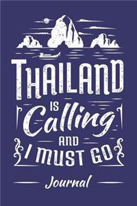 Thailand Travel Journal. Blank Lined Notebook for Writing and Note Taking.
