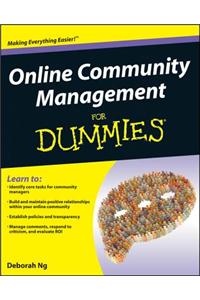 Online Community Management For Dummies