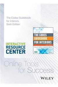 The Codes Guidebook for Interiors, 6e Interactive Resource Center Access Card