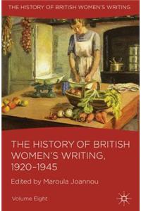 The History of British Women's Writing, 1920-1945
