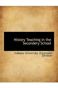 History Teaching in the Secondery School