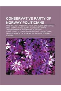 Conservative Party of Norway Politicians