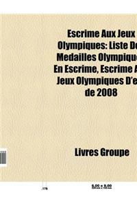 Escrime Aux Jeux Olympiques