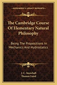 Cambridge Course of Elementary Natural Philosophy