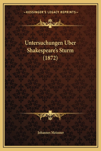 Untersuchungen Uber Shakespeare's Sturm (1872)