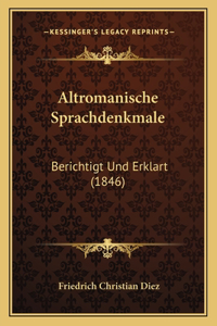 Altromanische Sprachdenkmale