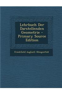 Lehrbuch Der Darstellenden Geometrie