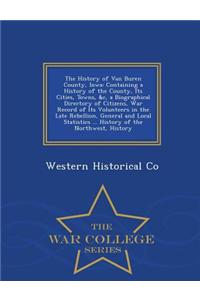 History of Van Buren County, Iowa