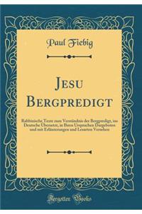 Jesu Bergpredigt