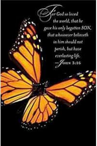 Butterfly Funeral Bulletin (Pkg of 50)