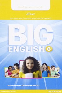 Big English 6 Pupil's eText Access Code (standalone)