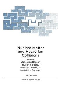 Nuclear Matter and Heavy Ion Collisions