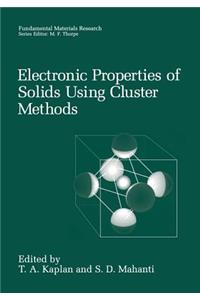 Electronic Properties of Solids Using Cluster Methods