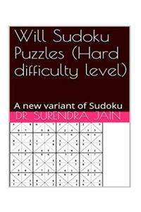 Will Sudoku Puzzles (Hard difficulty level)