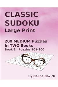 CLASSIC SUDOKU Large Print