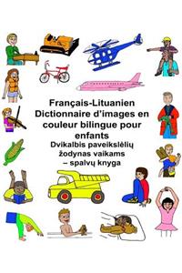 Français-Lituanien Dictionnaire d'images en couleur bilingue pour enfants