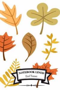 Lined Notebook - Autumnal Leaves: Notebook Journal Diary, 110 Lined Pages, 7 X 10