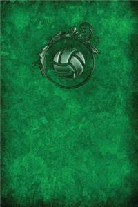 Monogram Volleyball Notebook
