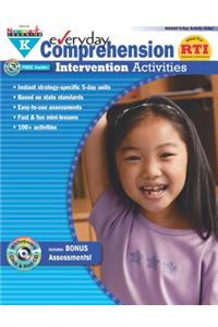 Everyday Comprehension Intervention Activities Grade K New! [With CDROM]