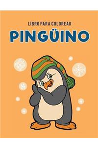 Libro para colorear pingüino