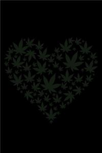 Marijuana Love Heart Sketchbook