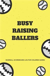 Baseball Scorebook for Kids