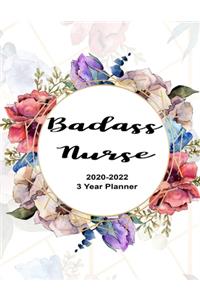 Badass Nurse 2020-2022 3 Year Planner