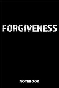 Forgiveness Notebook