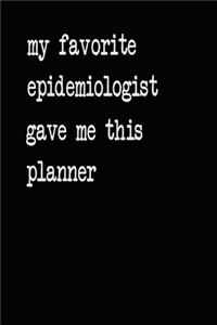 My Favorite Epidemiologist Gave Me This Planner