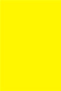 2020 Daily Planner Yellow Color Simple Plain Yellow 388 Pages