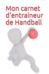 Mon carnet d'entraineur de Handball