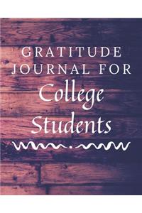 Gratitude Journal For College Students