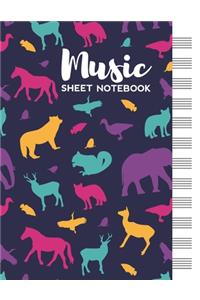 Music Sheet Notebook