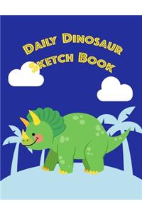 Dinosaur Sketch Book Triceratops