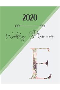 2020 Weekly Planner E