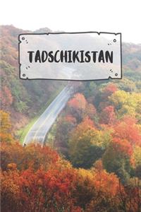 Tadschikistan: Liniertes Reisetagebuch Notizbuch oder Reise Notizheft liniert - Reisen Journal für Männer und Frauen mit Linien