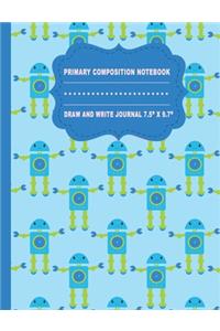 Primary Composition Notebook Draw and Write Journal 7.5
