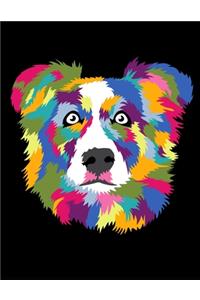 Funny Australian Shepherd Popart